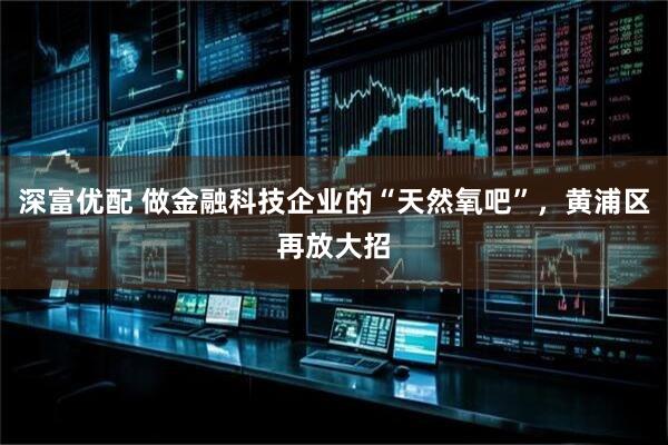 深富优配 做金融科技企业的“天然氧吧”，黄浦区再放大招